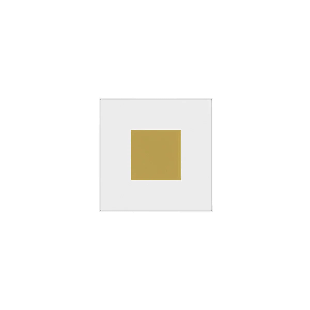 Lucite Square - Gold / Lucite