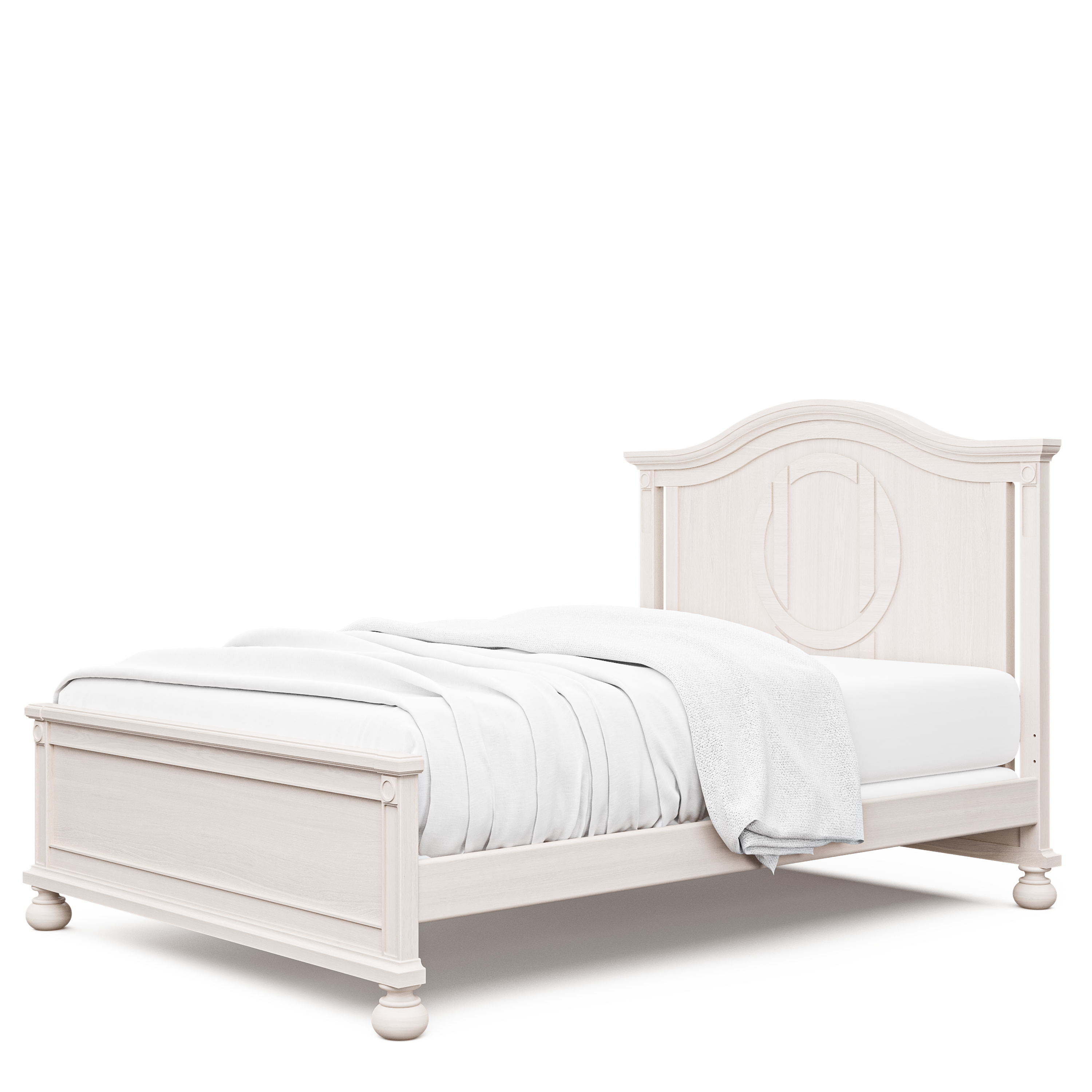 Dakota Massief Houten Volledige Bed – Luxe Massief Achtergrond Executieve Bed – Laag Profiel Architectonisch Ontwerp