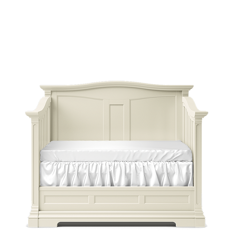 Imperio Solid Back Convertible Crib – 100% Solid Beech Wood 4-in-1 Bed – Classic Imperial Heirloom