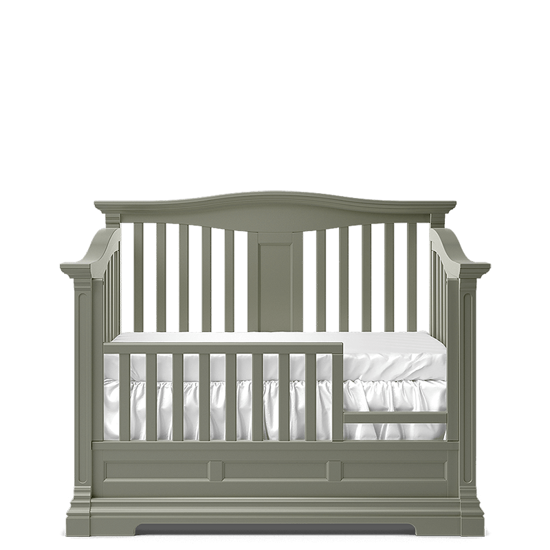 Imperio Solid Wood Convertible Crib – 4-in-1 Lifetime Lifestyle Bed – Handcrafted European Elegance