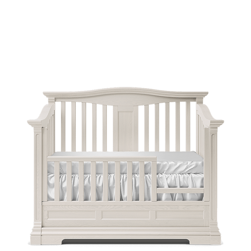 Imperio Solid Wood Convertible Crib – 4-in-1 Lifetime Lifestyle Bed – Handcrafted European Elegance