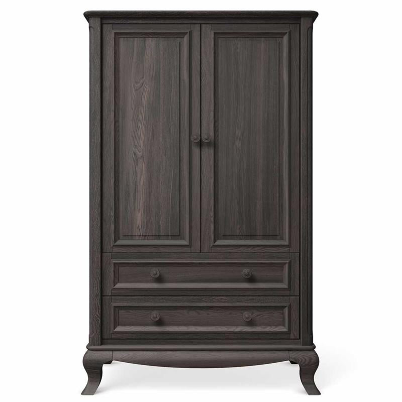 Antonio Solid Wood Armoire – Luxury 2-Drawer Wardrobe & Cabinet – Handcrafted European Statement Piece
