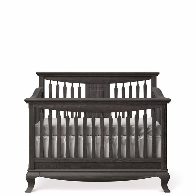 Antonio Solid Wood Convertible Crib – 4-in-1 Lifestyle Bed – Handcrafted European Hardwood Heritage