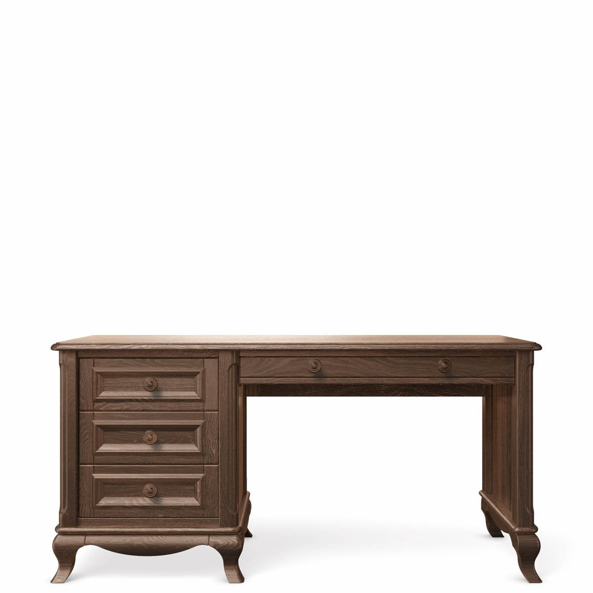 Antonio Solid Wood Study Desk – Luxury Executive Student Desk – 100% Solid Beech Wood Study Center