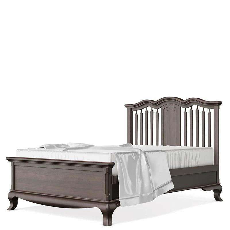 Cleopatra Full Size Bed – Luxury Solid Wood Heirloom Bed – Classic Low-Profile European Design