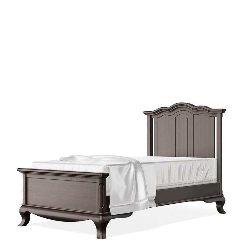 Cleopatra Solid Wood Twin Bed – 100% Solid Beech Wood Luxury Bed – Classic European Space-Saving Design