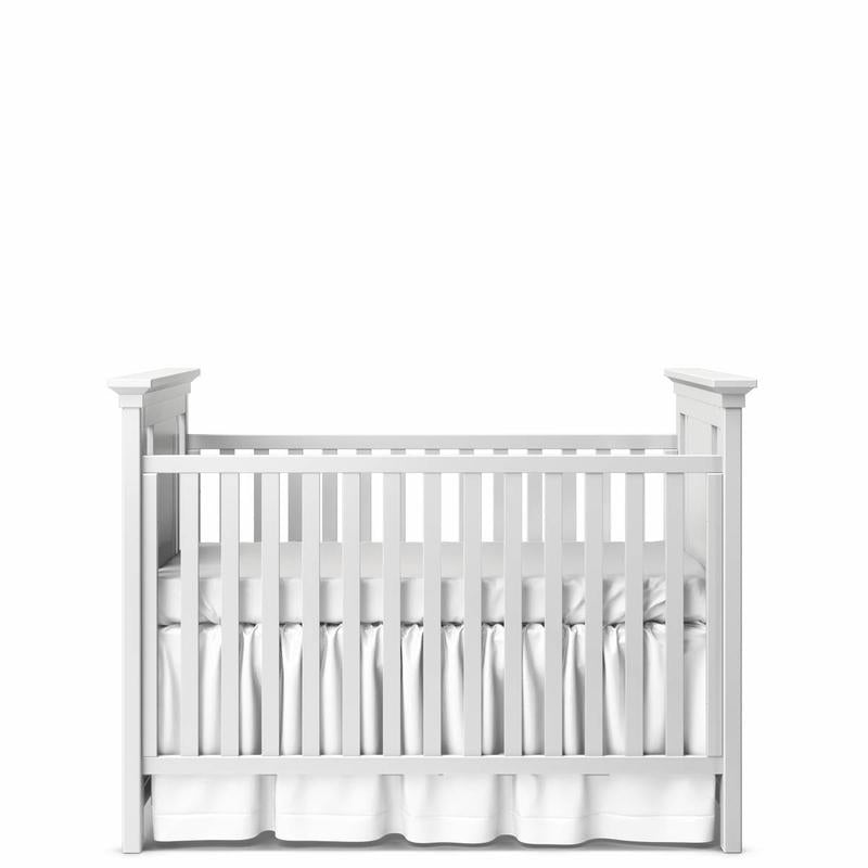 Karisma Solid Wood Classic Crib – Compact Mid-Century Luxury Bed – Handcrafted European Designer Crib