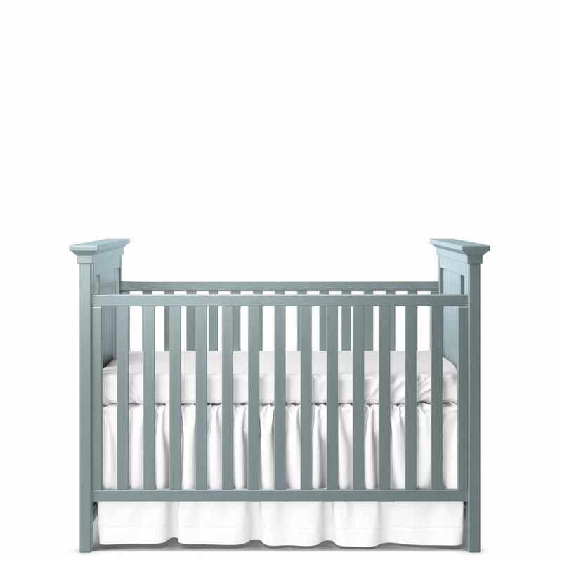 Karisma Solid Wood Classic Crib – Compact Mid-Century Luxury Bed – Handcrafted European Designer Crib