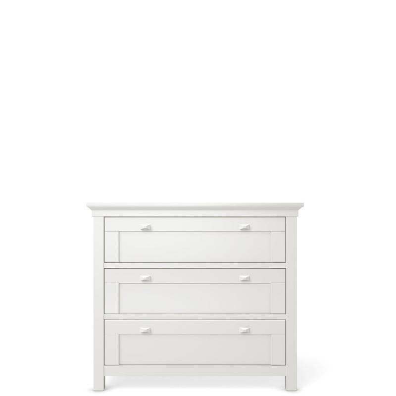 Karisma Solid Wood Single Dresser – 3-Drawer Mid-Century Luxury Chest – Handcrafted Diamond Wood Handles & Organic Finish