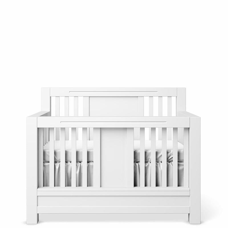 Ventianni Massivholz-Babybett – 4-in-1 Luxus-Erbstückbett – Handgefertigtes europäisches Designer-Babybett mit 4-stufiger Verwandlungsfunktion