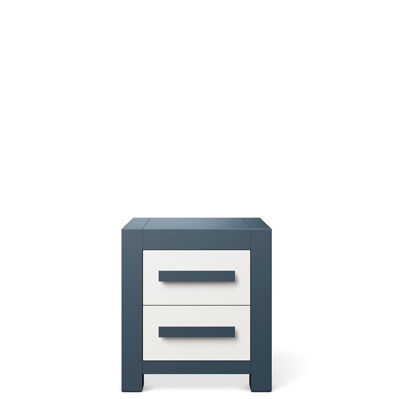 Ventianni Solid Wood Nightstand – Luxury 2-Drawer Artisan Bedside Table – Handcrafted European Executive Side Chest