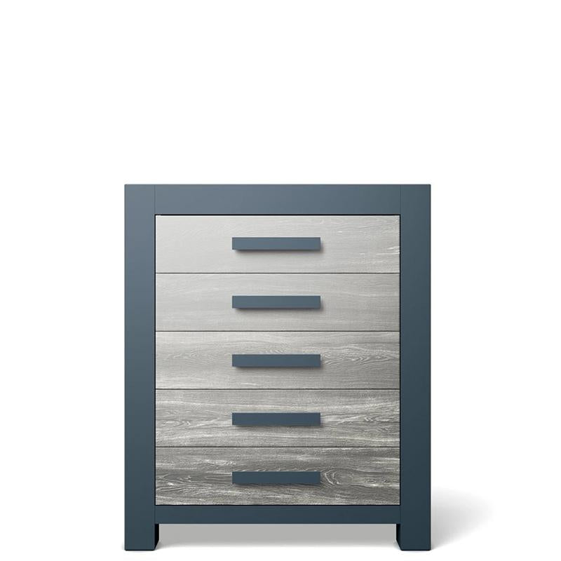 Ventianni Massivholz-Kommode – Luxuriöse 5-Schubladen-Kommode – Handgefertigte europäische Aufbewahrungsmöbel für kleine Räume