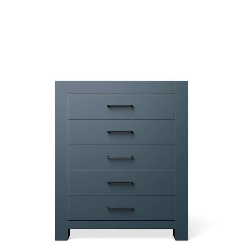 Ventianni Massivholz-Kommode – Luxuriöse 5-Schubladen-Kommode – Handgefertigte europäische Aufbewahrungsmöbel für kleine Räume