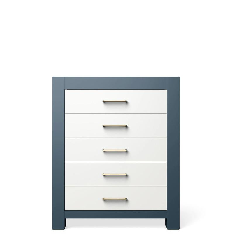 Ventianni Massivholz-Kommode – Luxuriöse 5-Schubladen-Kommode – Handgefertigte europäische Aufbewahrungsmöbel für kleine Räume