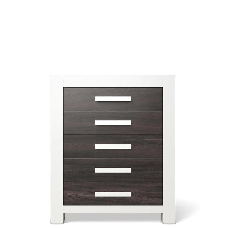 Ventianni Massivholz-Kommode – Luxuriöse 5-Schubladen-Kommode – Handgefertigte europäische Aufbewahrungsmöbel für kleine Räume