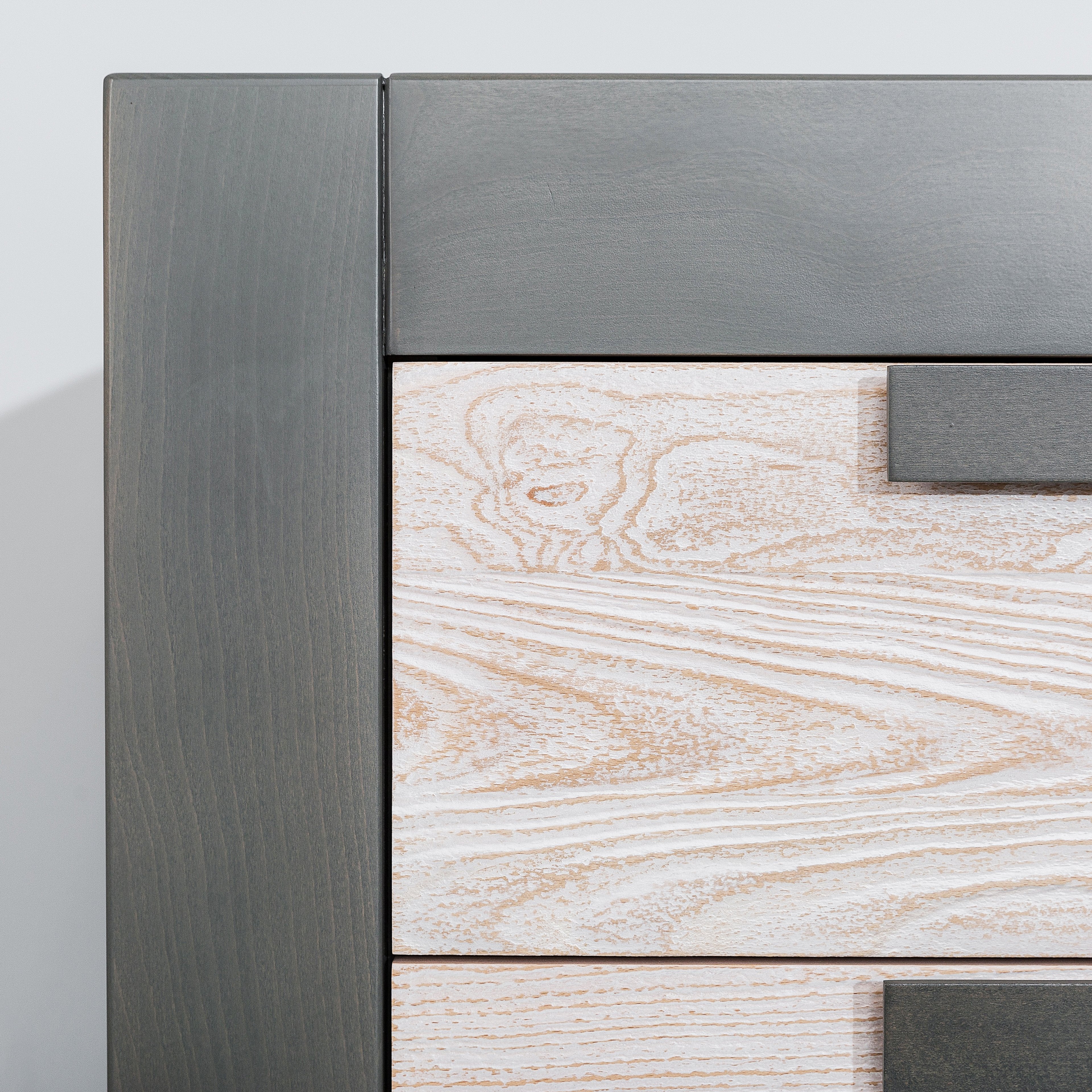 Ventianni Massivholz-Kommode – Luxuriöse 5-Schubladen-Kommode – Handgefertigte europäische Aufbewahrungsmöbel für kleine Räume