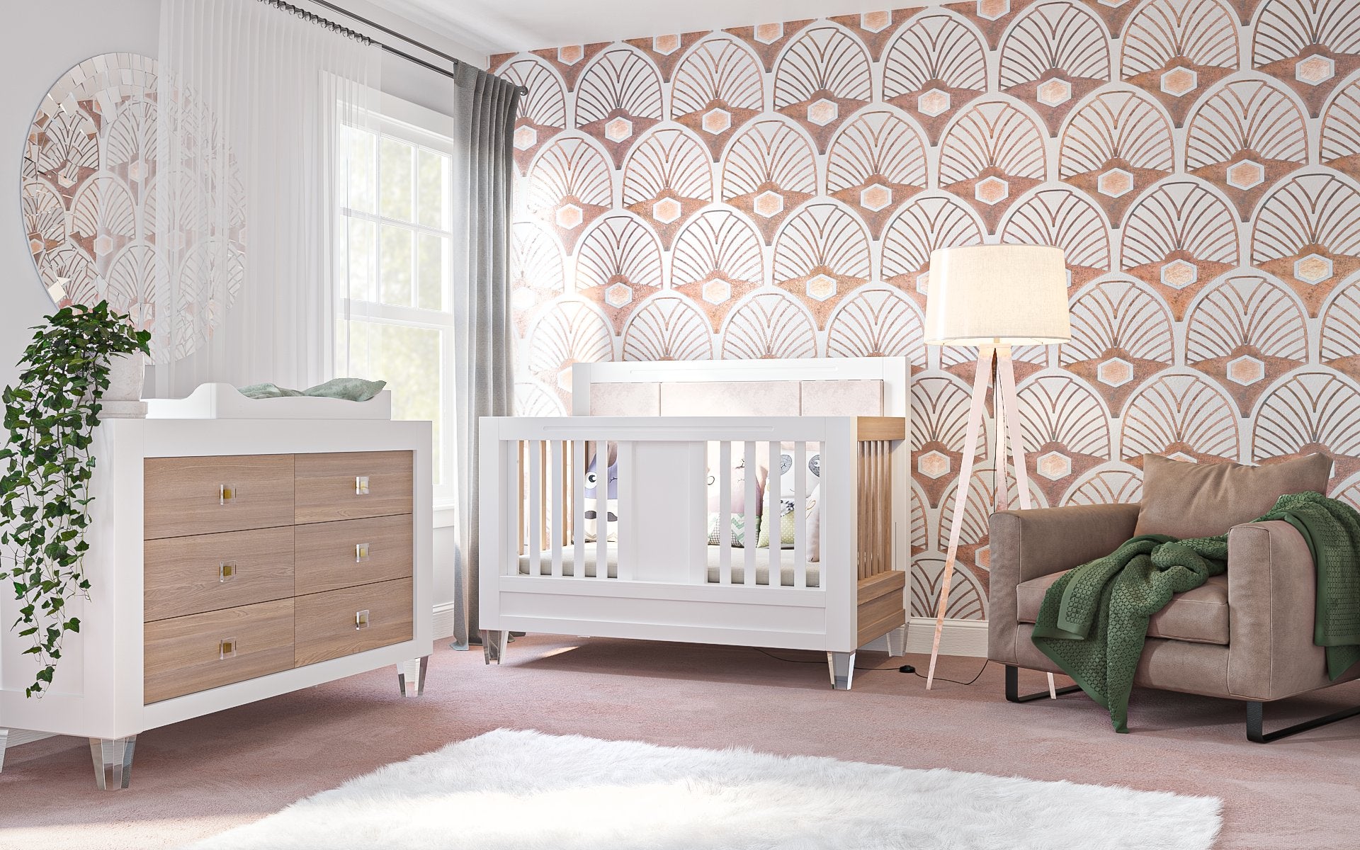 Romina Furniture - Millenario Collection Solid Wood Furniture