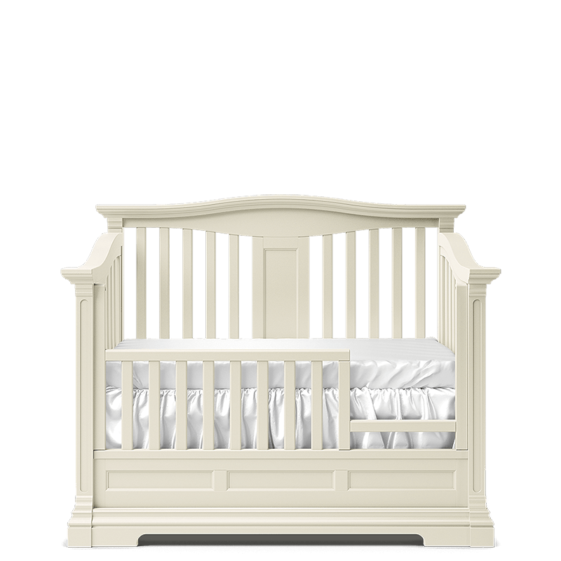 Imperio Solid Wood Convertible Crib – 4-in-1 Lifetime Lifestyle Bed – Handcrafted European Elegance