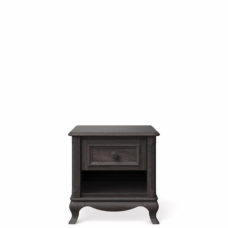 Antonio Solid Wood Nightstand – 2-Drawer Luxury Bedside Table – Handcrafted European Heirloom