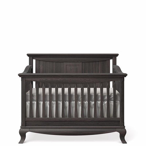Dark wood convertible online crib