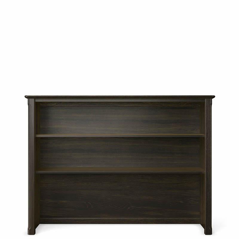 Meuble de rangement vertical Antonio en bois massif – Bibliothèque et organiseur – Sur-plateau sur mesure pour bureau ou commode double