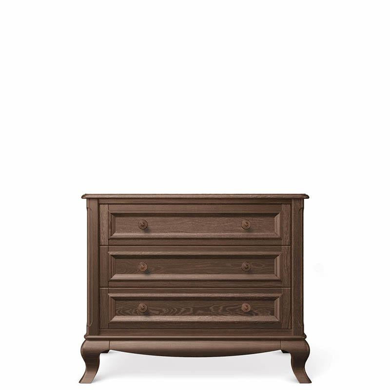 Commode simple Antonio en bois massif – Commode de luxe 3 tiroirs pour chambre d'enfant – Table à langer polyvalente et peu encombrante
