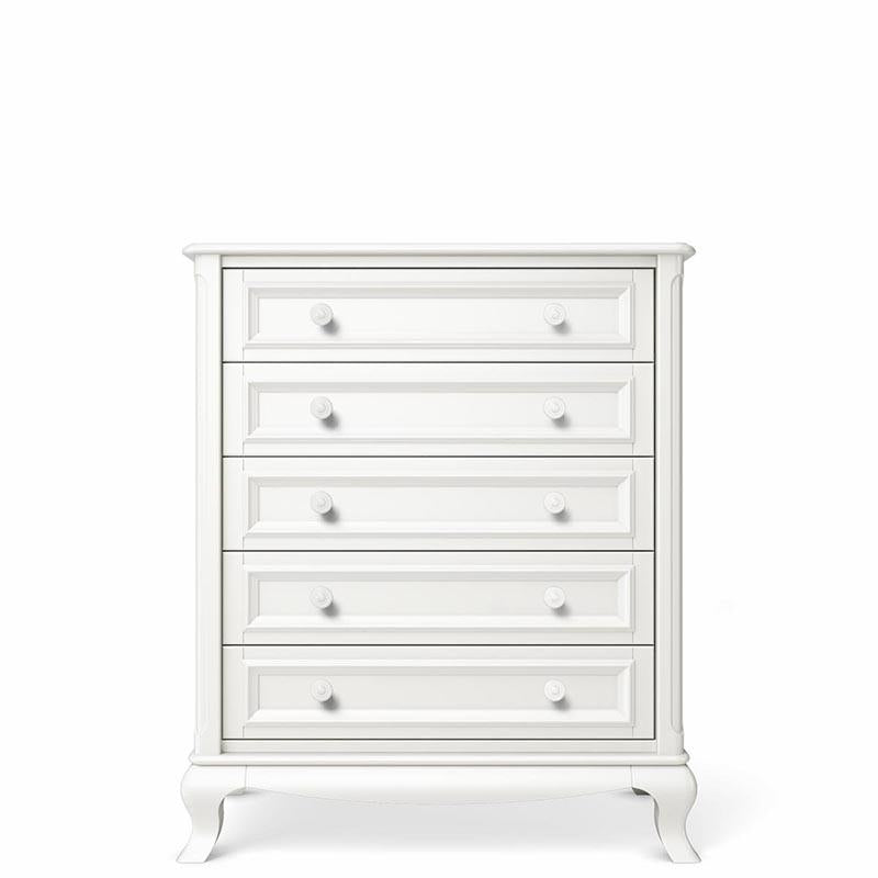 Antonio Solid Wood Tall Chest – 6-Drawer Vertical Wardrobe – Space-Saving Luxury Storage for Nursery & Beyond