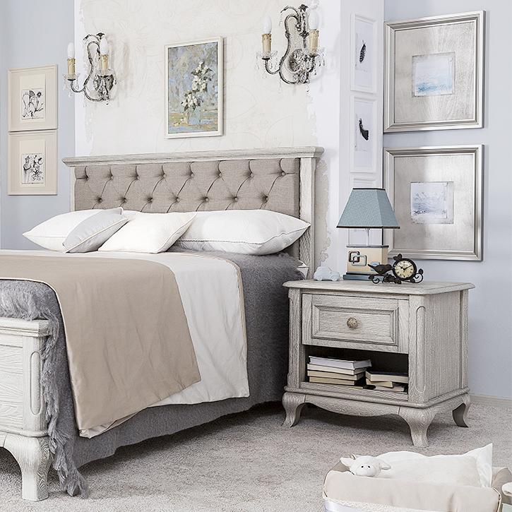 Antonio Solid Wood Nightstand – 2-Drawer Luxury Bedside Table – Handcrafted European Heirloom