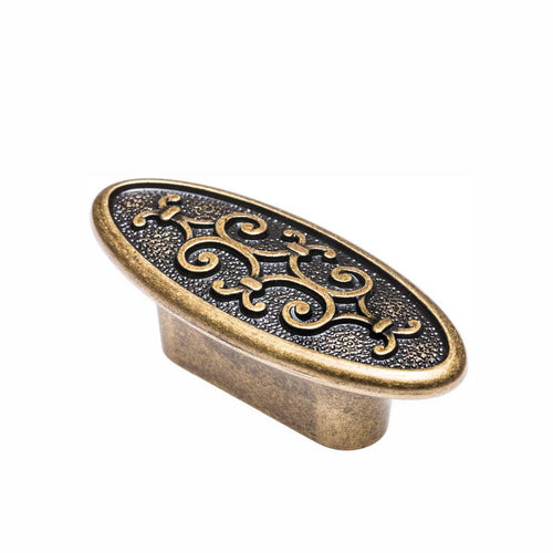 Art Nouveau - Oval / Brass