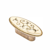 Jugendstil - Oval Messing Elfenbein