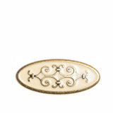 Jugendstil - Oval Messing Elfenbein