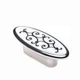 Jugendstil - Oval / Edelstahl