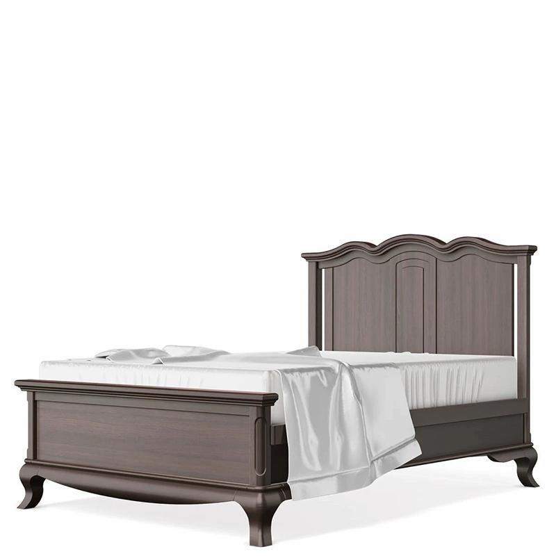Cleopatra Solid Panel Full Bed – 100% Solid Beech Wood Heirloom Bed – Majestic High-Back European Design