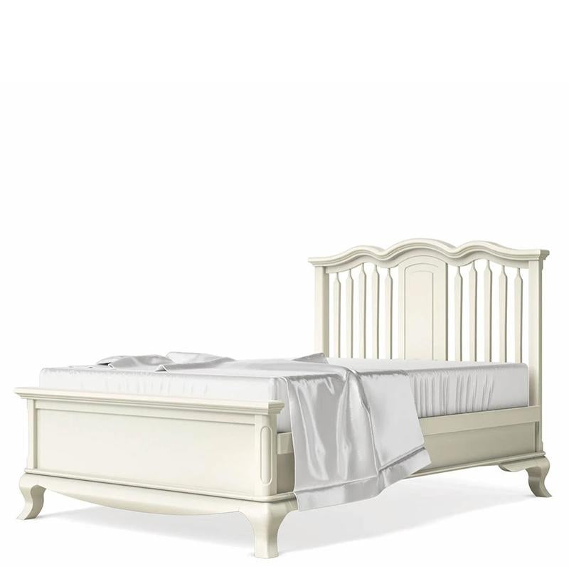 Cleopatra Full Size Bed – Luxury Solid Wood Heirloom Bed – Classic Low-Profile European Design