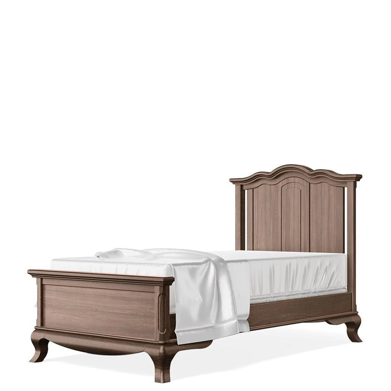 Cleopatra Solid Wood Twin Bed – 100% Solid Beech Wood Luxury Bed – Classic European Space-Saving Design