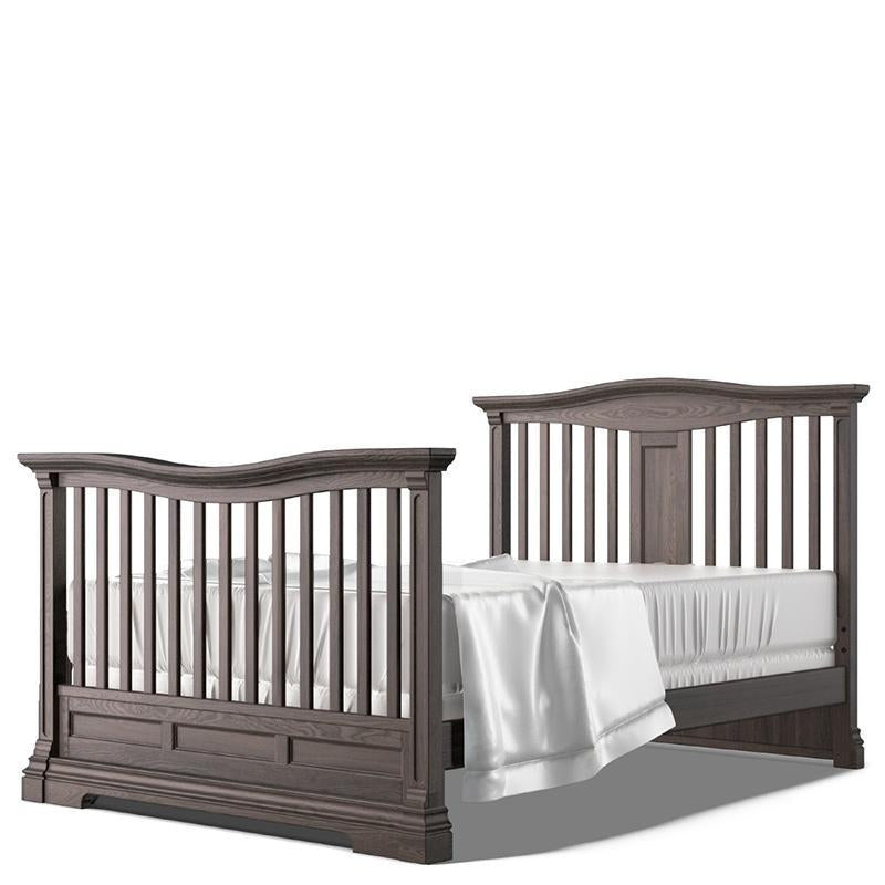 Imperio Solid Wood Convertible Crib – 4-in-1 Lifetime Lifestyle Bed – Handcrafted European Elegance