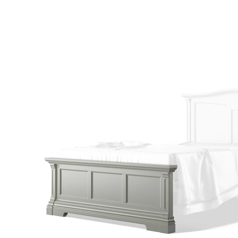 Imperio Low-Profile Footboard – Full Bed Conversion Upgrade – Solid Wood Space-Saving Solution