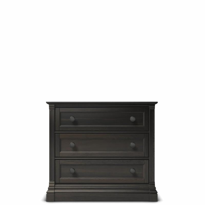 Imperio Solid Wood Single Dresser – 3-Drawer Luxury Nursery Chest – Versatile Space-Saving Changing Station