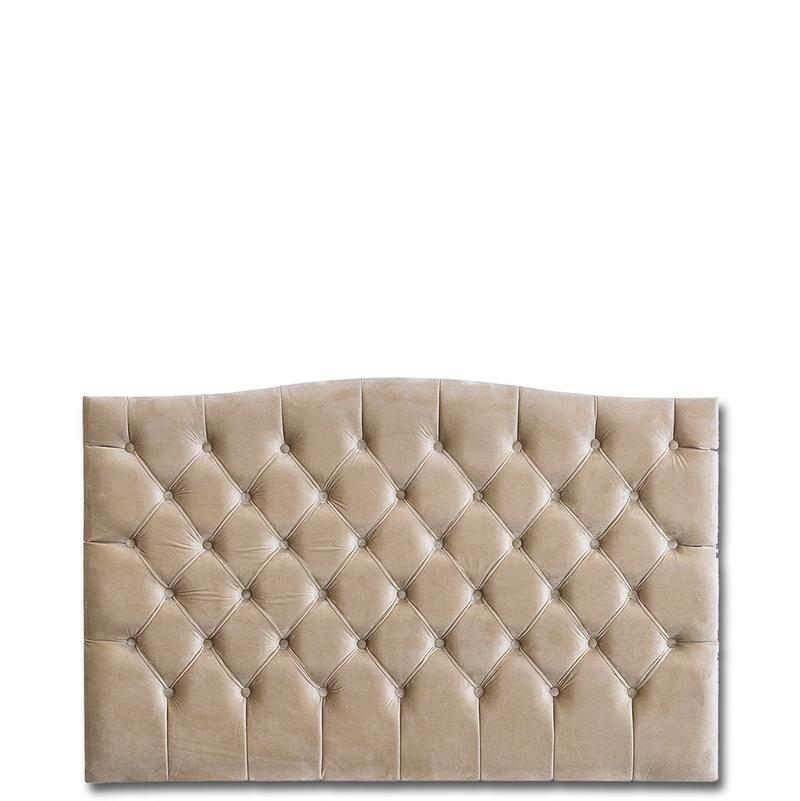 Panneau de tête de lit capitonné de luxe Imperio – Revêtement en soie et coton biologiques – Amélioration du confort sur mesure