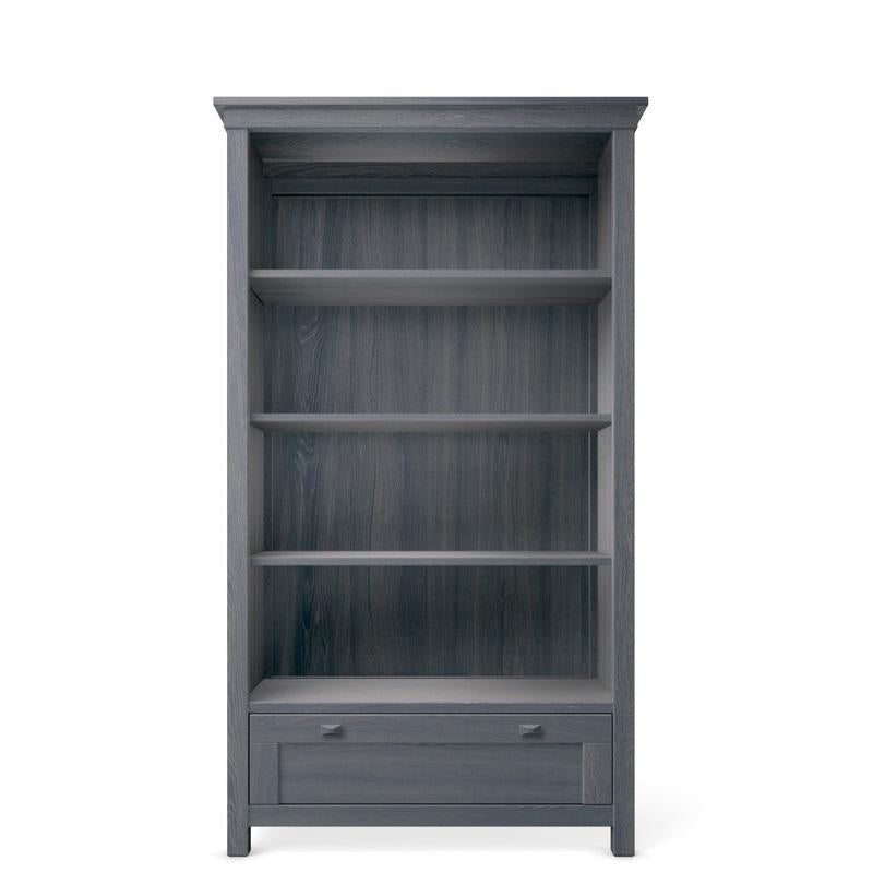 Karisma Massivholz-Bücherregal – Extra breites Bücherregal im Mid-Century-Stil – Handgefertigter Griff aus Diamantholz &amp; verstellbare Regalböden