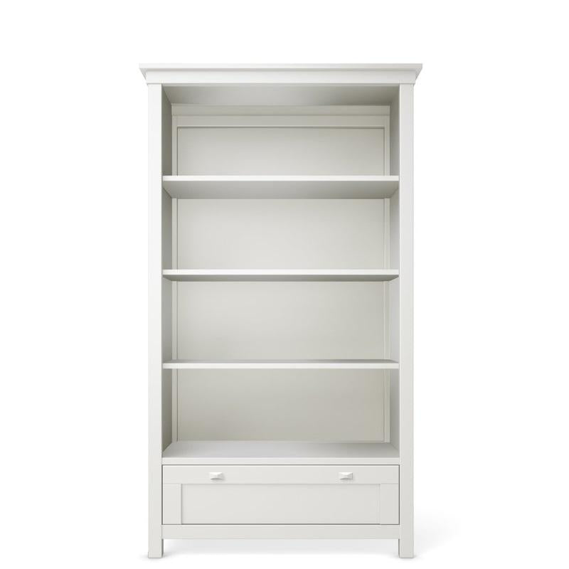 Karisma Massivholz-Bücherregal – Extra breites Bücherregal im Mid-Century-Stil – Handgefertigter Griff aus Diamantholz &amp; verstellbare Regalböden