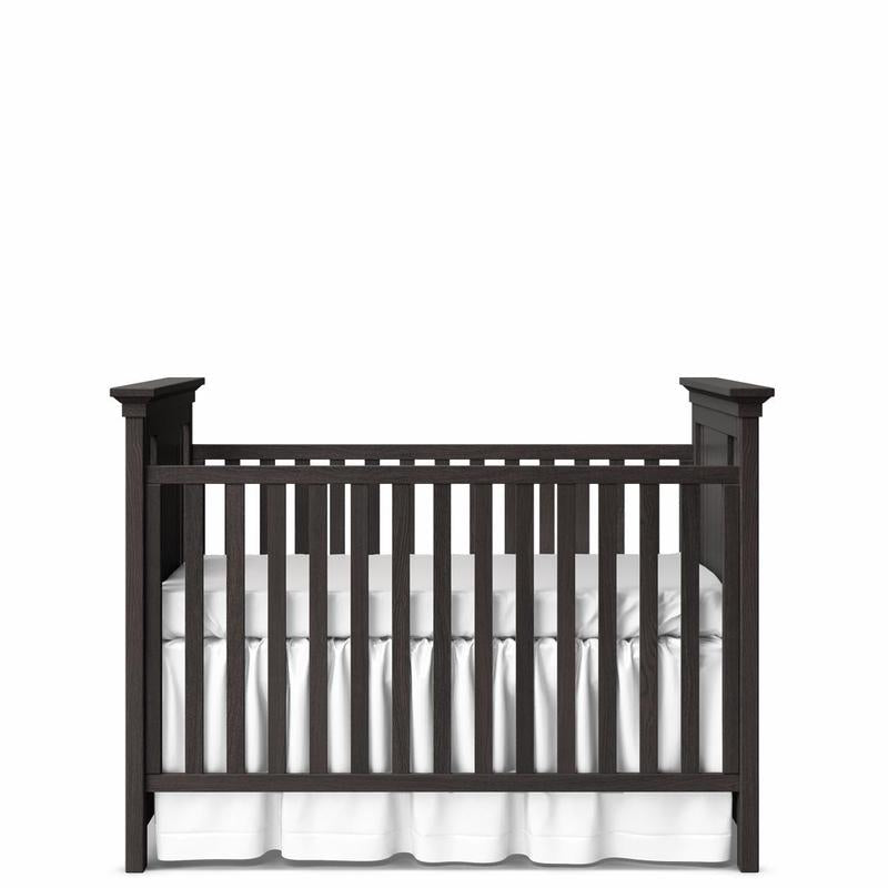 Karisma Solid Wood Classic Crib – Compact Mid-Century Luxury Bed – Handcrafted European Designer Crib