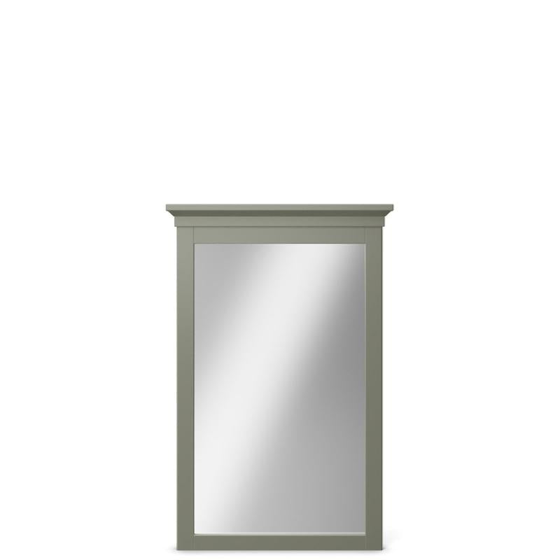 Miroir Karisma en bois massif – Miroir de coiffeuse de luxe style milieu du siècle – Miroir artisanal fait main, à fixer au mur ou sur un meuble