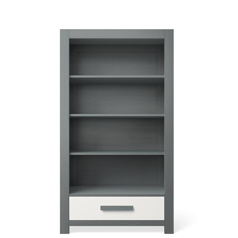 Ventianni Bücherregal aus Massivholz – Luxuriöses, extra breites Bibliotheksregal – Handgefertigtes europäisches Designerregal mit verstecktem Stauraum