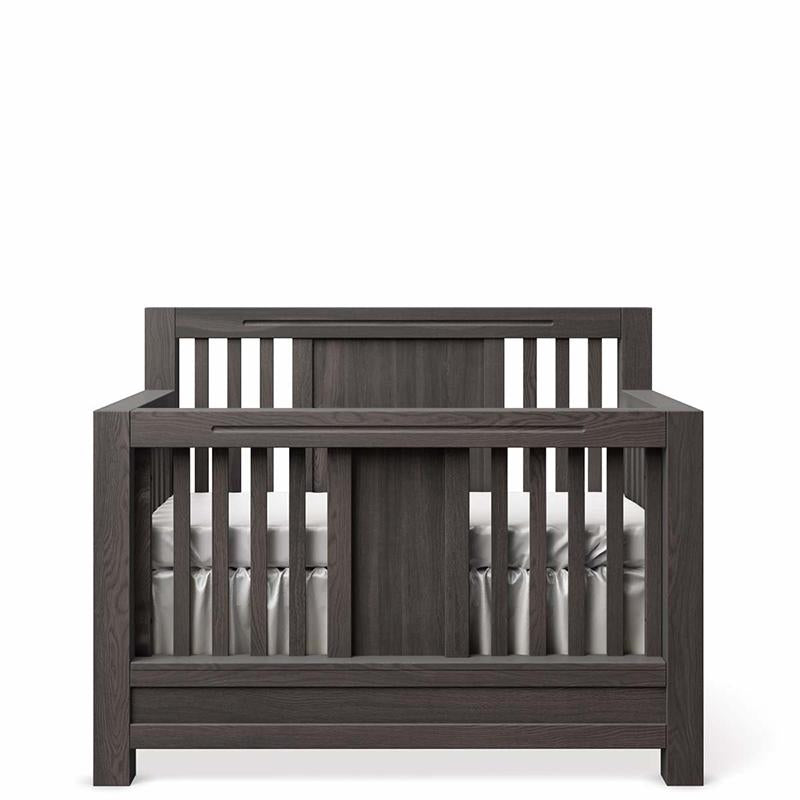Ventianni Massivholz-Babybett – 4-in-1 Luxus-Erbstückbett – Handgefertigtes europäisches Designer-Babybett mit 4-stufiger Verwandlungsfunktion