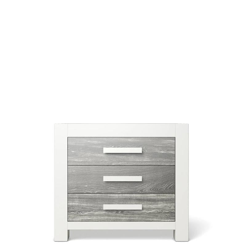 Ventianni Kommode aus Massivholz – Luxuriöse, handgefertigte Kommode mit 3 Schubladen – Europäisches, platzsparendes Aufbewahrungs- und Wickelgestell